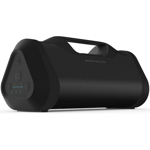 Monster Blaster 3.0 Portable Speaker, 120W Wireless Bluetooth Speaker, IPX5 Rechargeable Waterproof, Charge Out & Aux Input