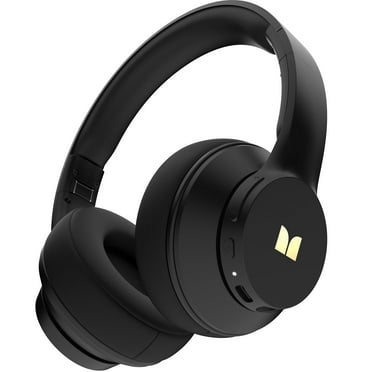 Monster Bluetooth Headphones, On Ear Headsets with Built-in Microphone, Crystal Clear Call, 40H Playtime, Bluetooth 5.4, Comfortable Fit Wireless Headset for Travel Work (Black)