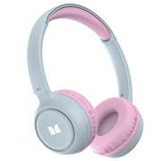 Monster Bluetooth Kids Headphones with Microphone, Wireless Headset for Children with 85/94dB Safe Volume, 60 Hours Playtime, On-Ear Kids Wireless Headphones for Girls and Boys/ School (Pink)