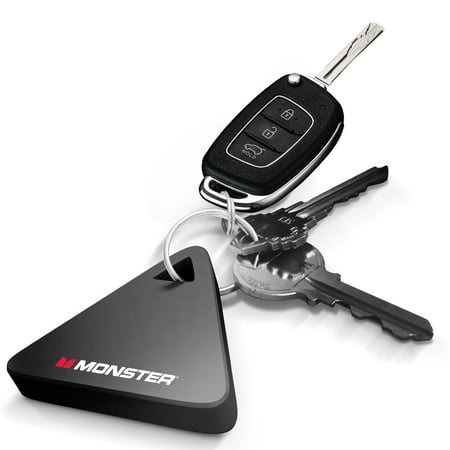 Monster Bluetooth Key Tracker Security and Anti-Loss Device, Clips To Anything