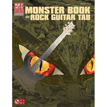 Hal Leonard - Various Composers: Monster Book of Rock Guitar Tab Sheet Music - Multi