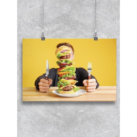 Monster Burger Poster -Image by Shutterstock