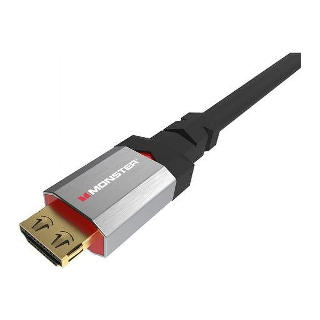 Monster Cable 3005845 12 ft. Just Hook It Up HDMI Cable with Ethernet 4K Ultra HD, Black