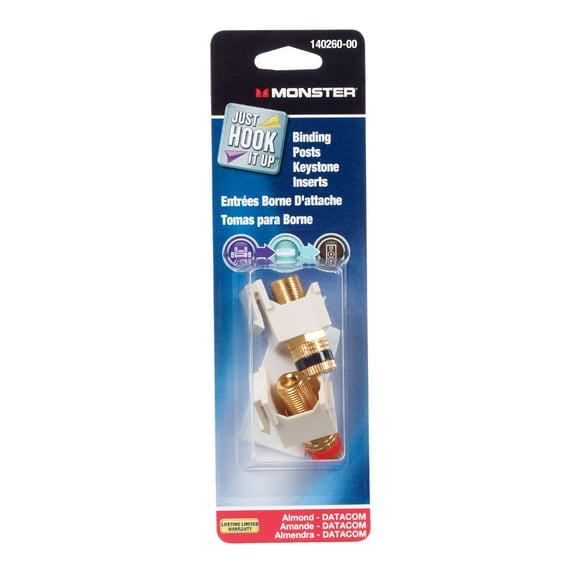 Monster Cable Binding Posts Keystone Insert 1