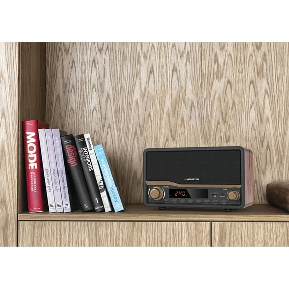 Monster Cable MNDECORA-HZL DECORA Bluetooth Clock Radio Lifestyle System