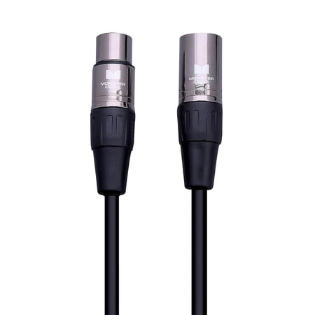 Monster Cable Prolink Classic 5ft Microphone Cable - Durable, Interference Resistant, Black