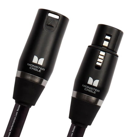Monster Cable Prolink Studio Pro 2000 Microphone Cable – 5 ft, Oxygen-Free Copper Construction
