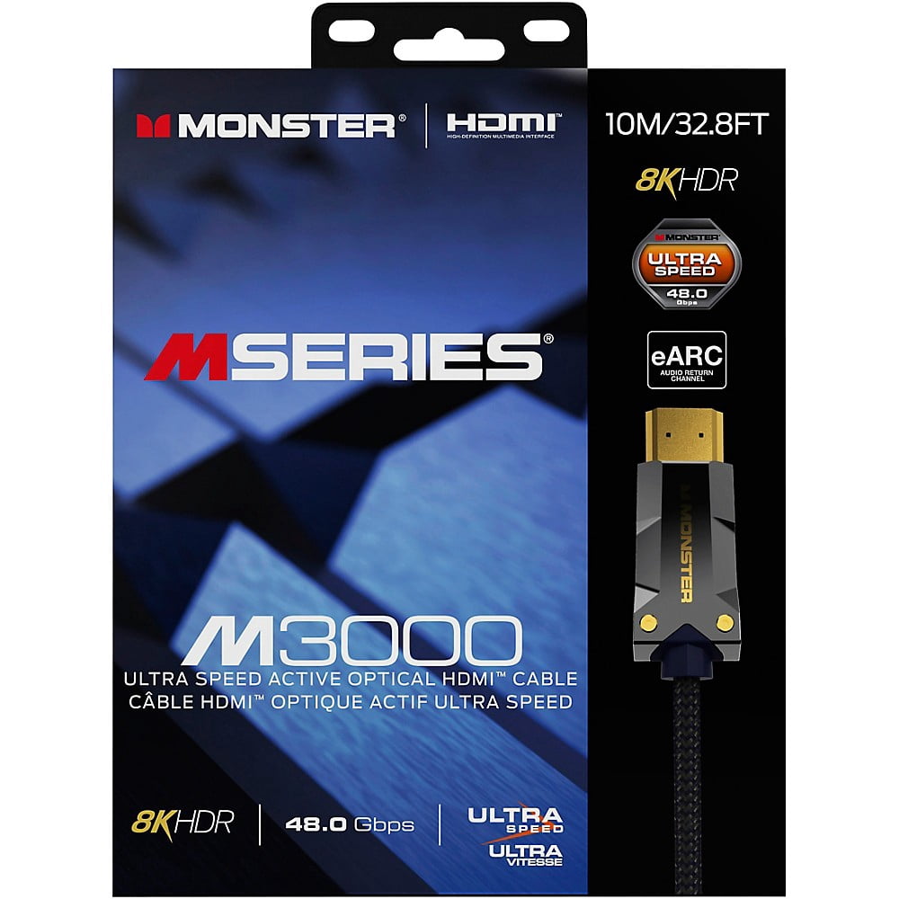 Monster Cable M3000 HDMI 2.1 Cable 1.5m for 4K & 8K Resolution