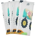 thumbnail image 1 of Monster Cars Colorful Dish Towels Set of 4, Summer Trucks Washable Tea Towels Dishcloths Lint-Free 18x28 Inch Fast Drying for Kitchen Restaurant Bar Clean, 1 of 5