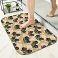 Monster Cartoon Truck Beige Pattern Non-Slip Bath Mat, Kitchen Floor ...
