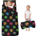 thumbnail image 1 of Monster Cartoon Truck Black Pattern Teens Toddler Nap Mat with Pillow, Sleeping Mat Bag for Preschool Daycare 59"x22", 1 of 6