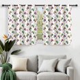 thumbnail image 1 of Monster Cartoon Truck White Pattern Blackout Curtains,Triple Weaved Fabric,Thermal Insulated,Room Darkening,Grommet Top,2 Panels,52x45in(132x114cm), 1 of 5