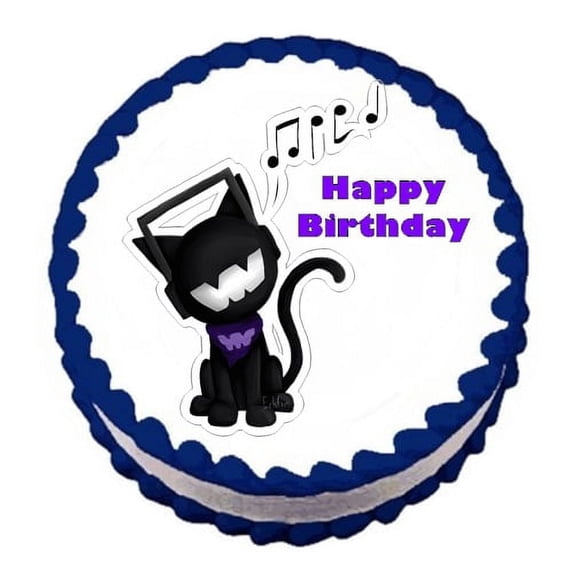 Monster Cat Birthday Cake Topper, by TNCT