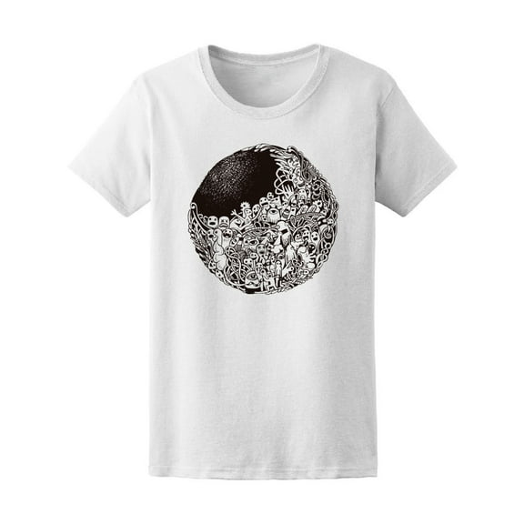 Monster Collage Background T-Shirt Men -Image by Shutterstock, Male Large