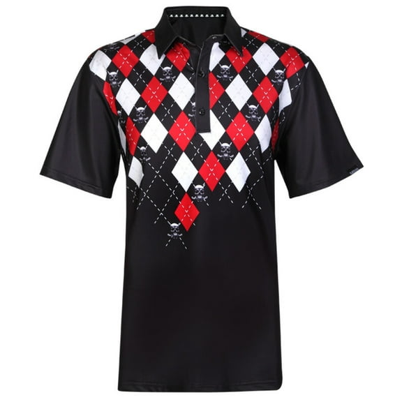 Monster Cool-Stretch Golf Shirt (Black)