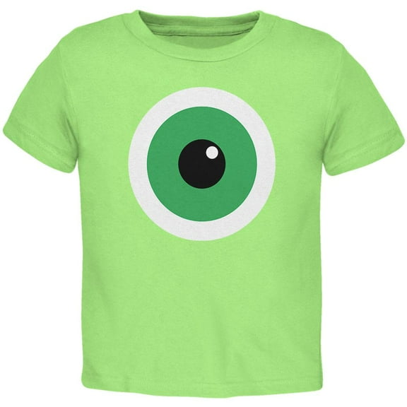 Monster Cyclops Eye Costume Toddler T Shirt Lime 4T