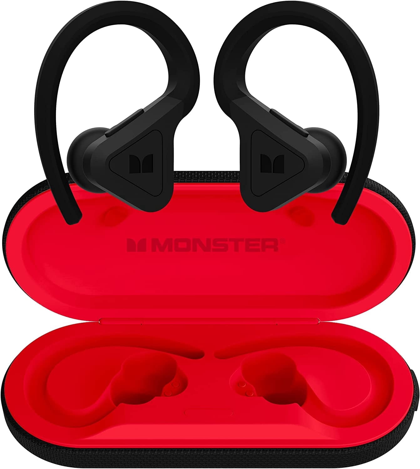 Monster DNA Fit Bluetooth Earbuds with Charging Case, Noise Cancelling, Built-in Microphone, Water-Resistant