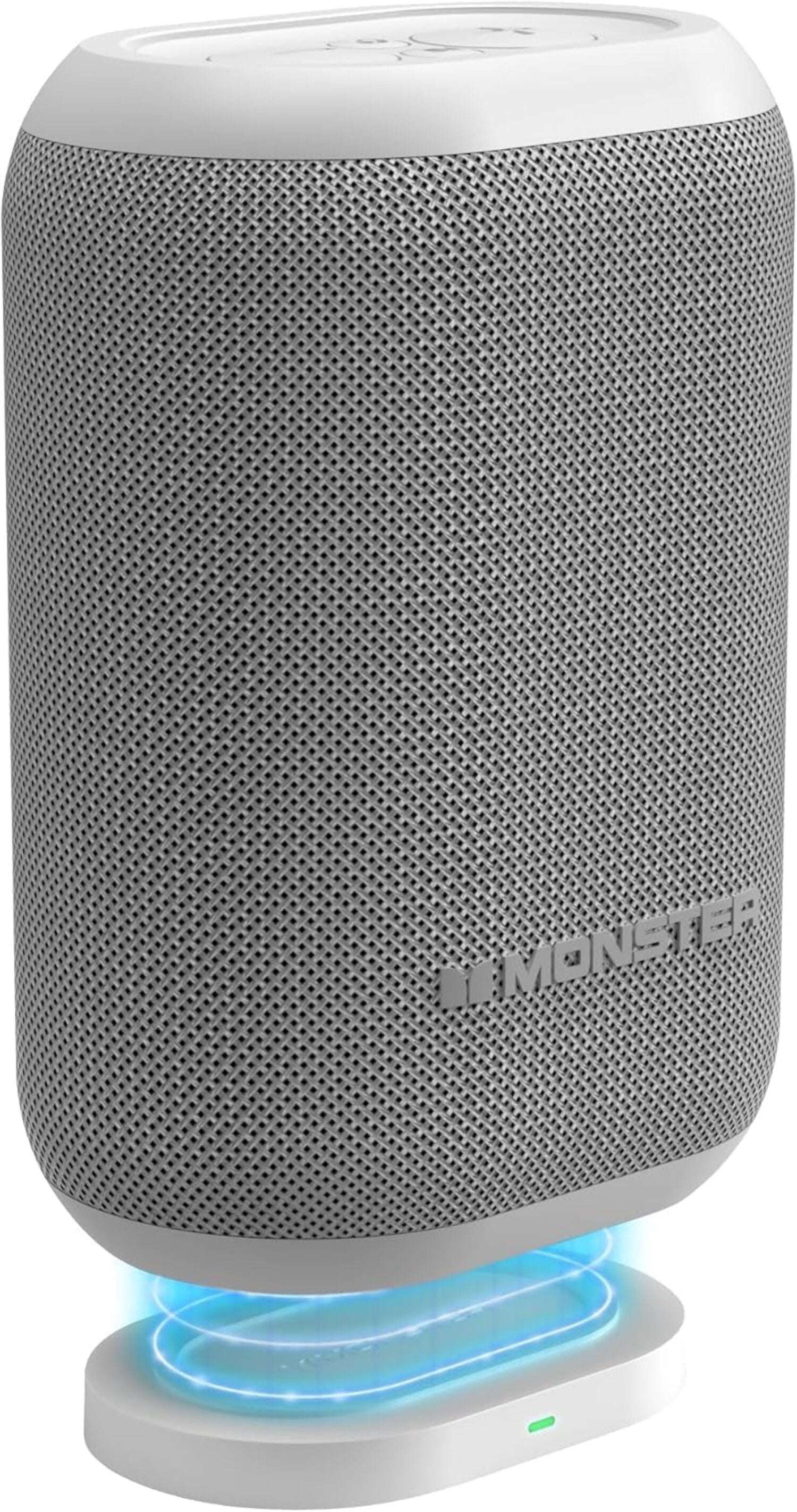 Monster DNA One Portable Bluetooth Speaker, 360° Bass Sound, 10W Qi Charging Pad, IP67 Waterproof, Indoor & Outdoor