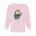 thumbnail image 1 of Monster Eating Cake Long Sleeve Toddler -Image by Shutterstock,  2 Toddler, 1 of 4