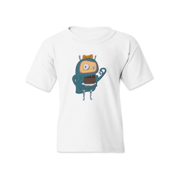 Monster Eating Cake T-Shirt Juniors -Image by Shutterstock, x-Large