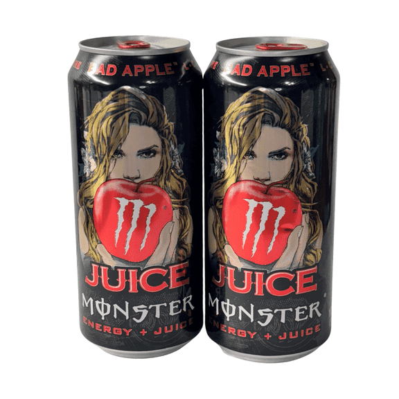 Monster Energy Bad Apple Juice + Energy Drink  16 fl oz Cans  2-Cans