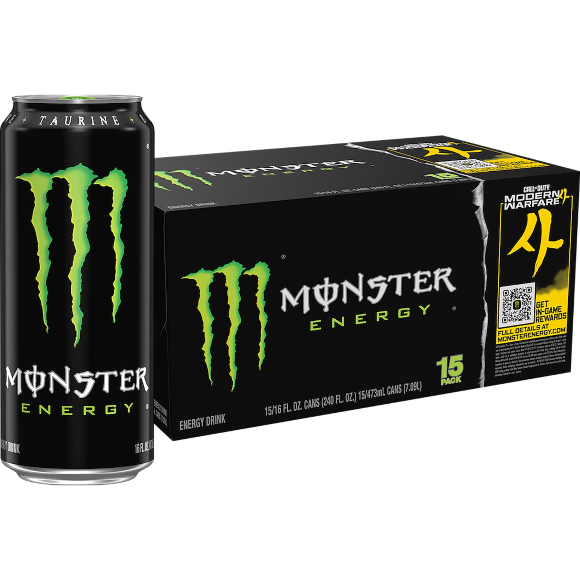 Monster Energy Original Energy Drink 15pk 16oz Can