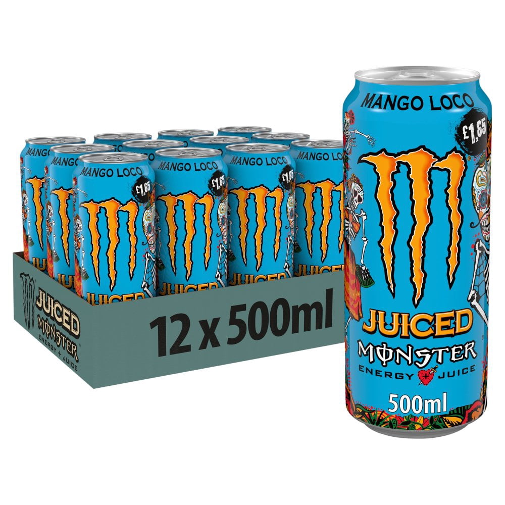 Monster Energy Drink Mango Loco 500ml (pack of 12)