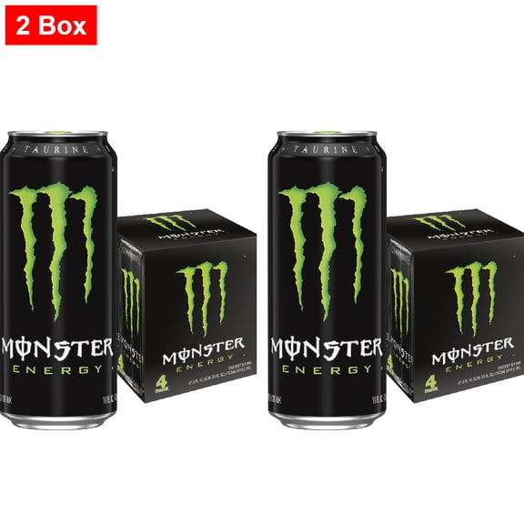Monster Energy Drink Multipack Cans 4 CT / 16 fl oz - 2 Box