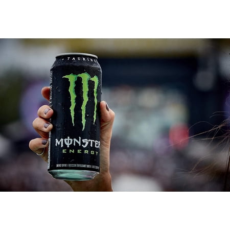 Monster Energy Drink, Original, 473mL Cans, Pack of 12
