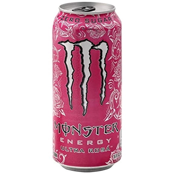 Monster Energy Drink Ultra Rosa 16 Oz Can (Pack Of 12)