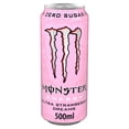 thumbnail image 1 of Monster Energy Drink - Ultra Strawberry Dreams Zero Sugar 500ml, Imported from Britain, 1 of 3