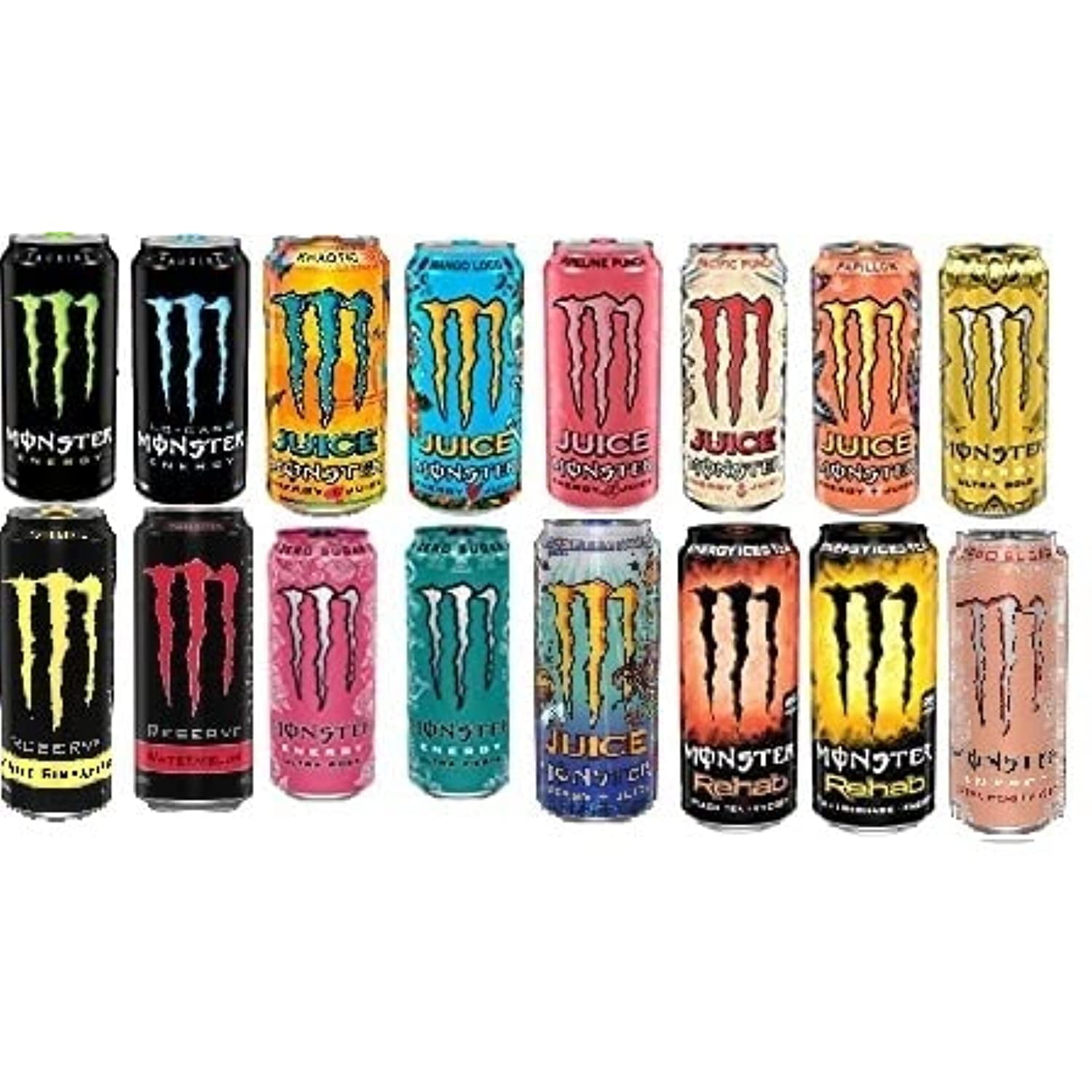 Monster Energy Drink Variety Pack - 16 Count, Size: 16 ct