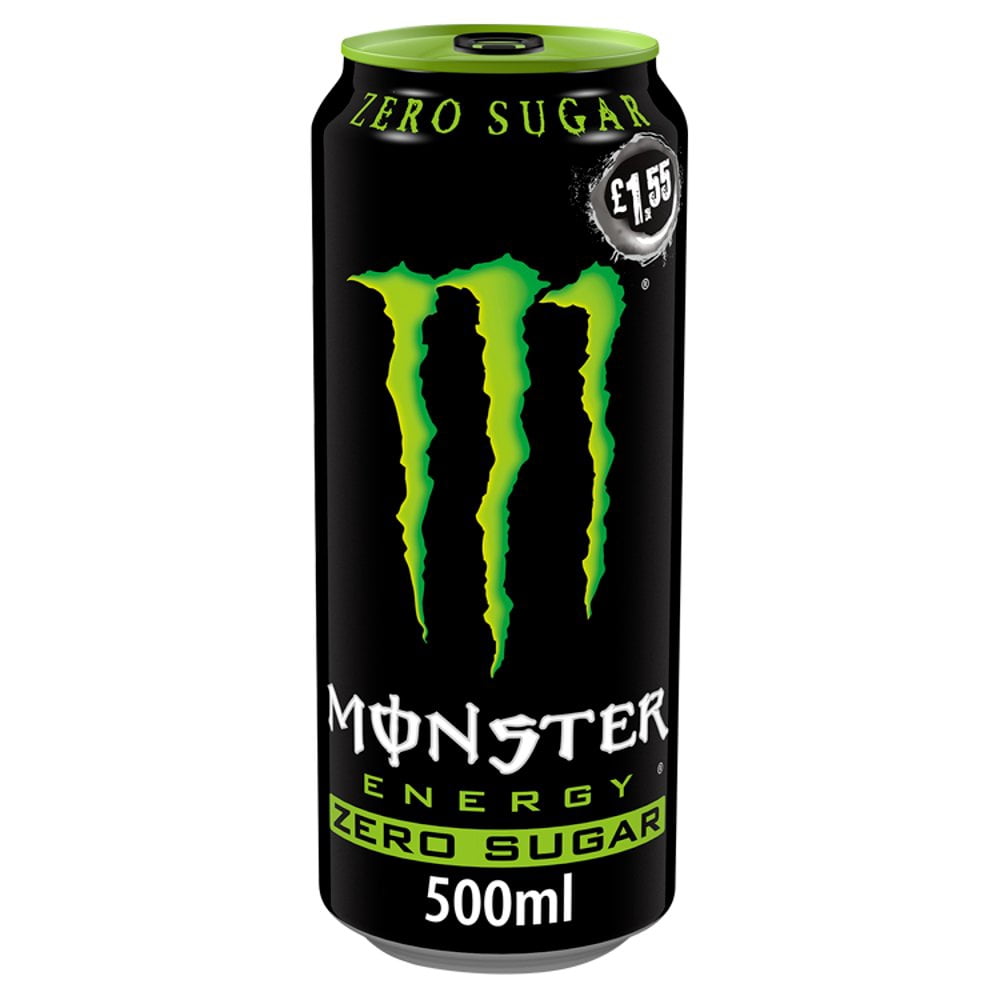 Monster Energy Drink Zero Sugar 500ml (pack of 12)
