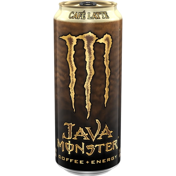 Monster Energy Java, Café Latte, Energy + Coffee, Energy Drink, 15 Fl Oz