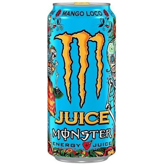 Monster Energy Juice - Mango Loco - 16Fl.Oz.(Pack Of 16)