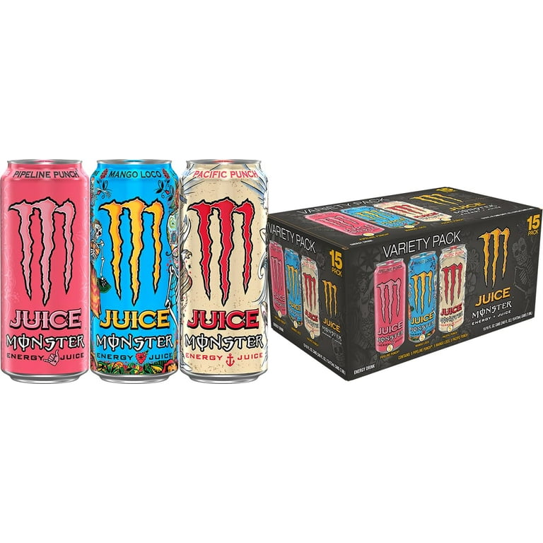 MONSTER ENERGY 16-fl oz Pacific Punch Energy Drink in the Soft Drinks  department at