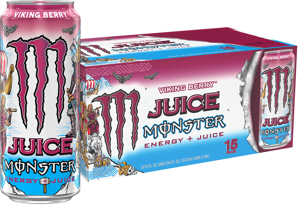 Juice Monster Viking Berry 15 Pack - 16 Fl Oz