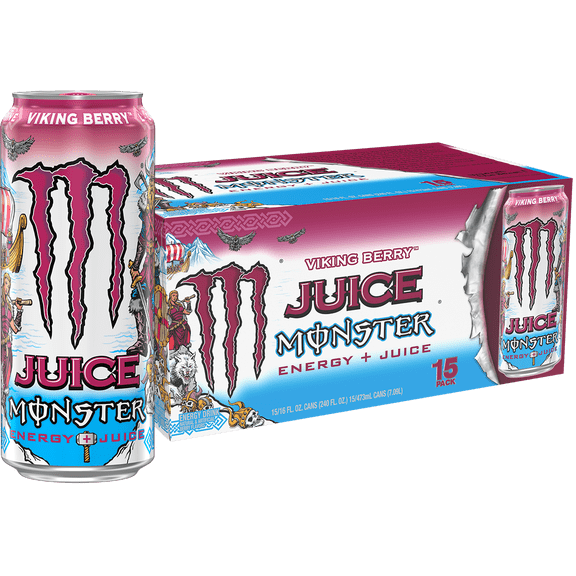 Juice Monster Viking Berry 15 Pack - 16 Fl Oz