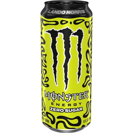 Monster Energy, Lando Norris, Sugar Free Energy Drink, 16 fl oz, Can