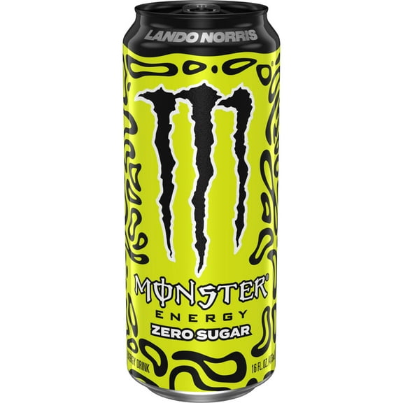Monster Energy, Lando Norris, Sugar Free Energy Drink, 16 fl oz, Can