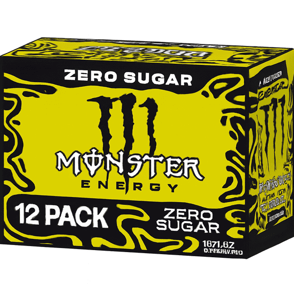 Monster Energy Lando Norris, Sugar Free Energy Drink, 16 fl oz Cans, Pack of 12