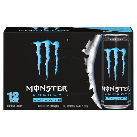 Monster Energy Lo-Carb (Pack Of 12) 192 oz Package May Vary