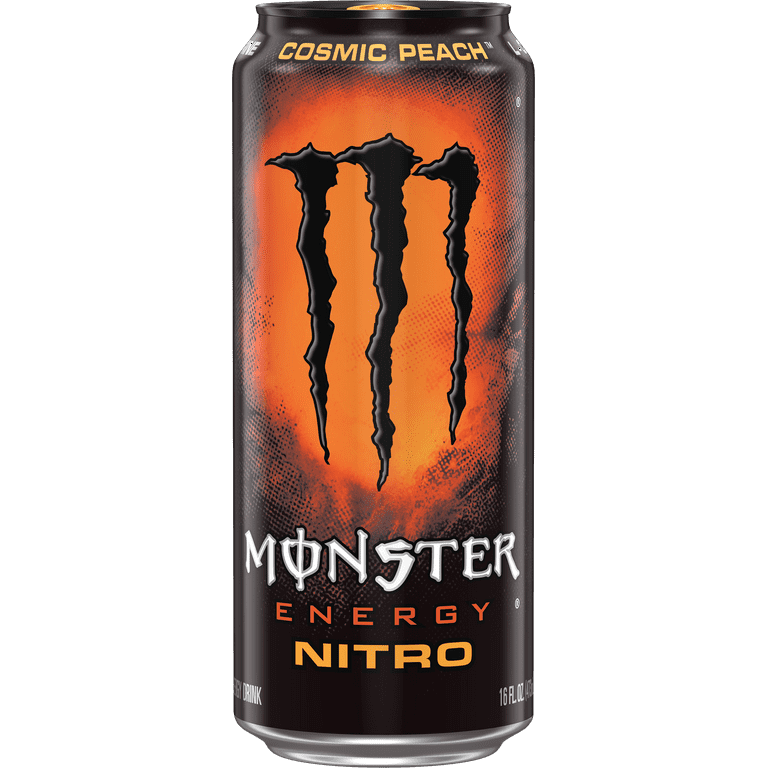 Monster Nitro Energy - Peach, Super Dry or Variety (Pack of