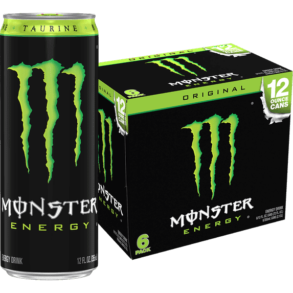Monster Energy 2箱セット 2X-Monster Original Energy Drink - 12 fl oz - 6 pk - Walmart.com