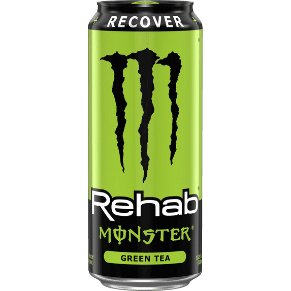 Monster Energy, Rehab Green Tea, 15.5 fl oz, 1 count