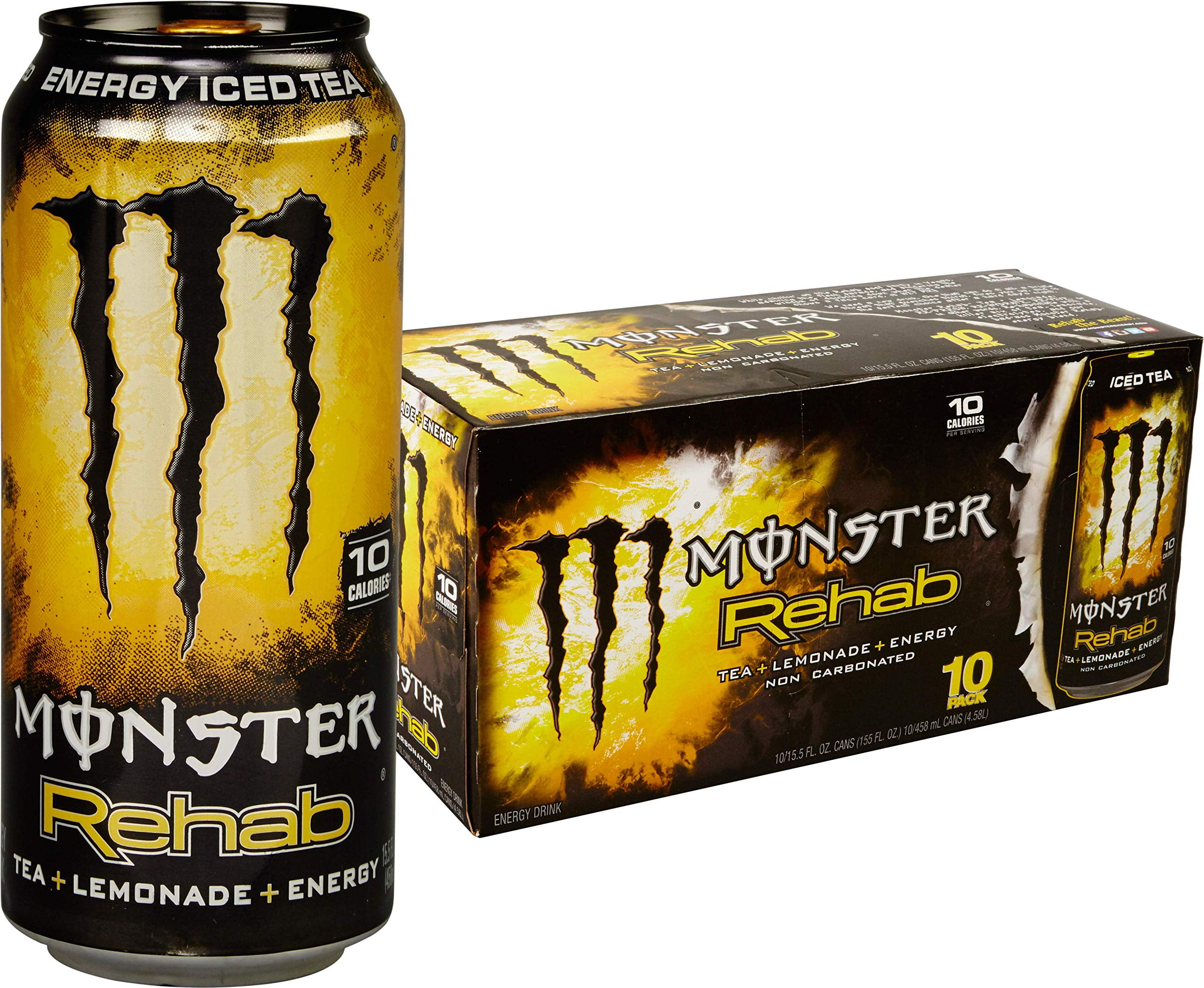 Monster Energy Rehab, Tea + Lemonade, 10 Count