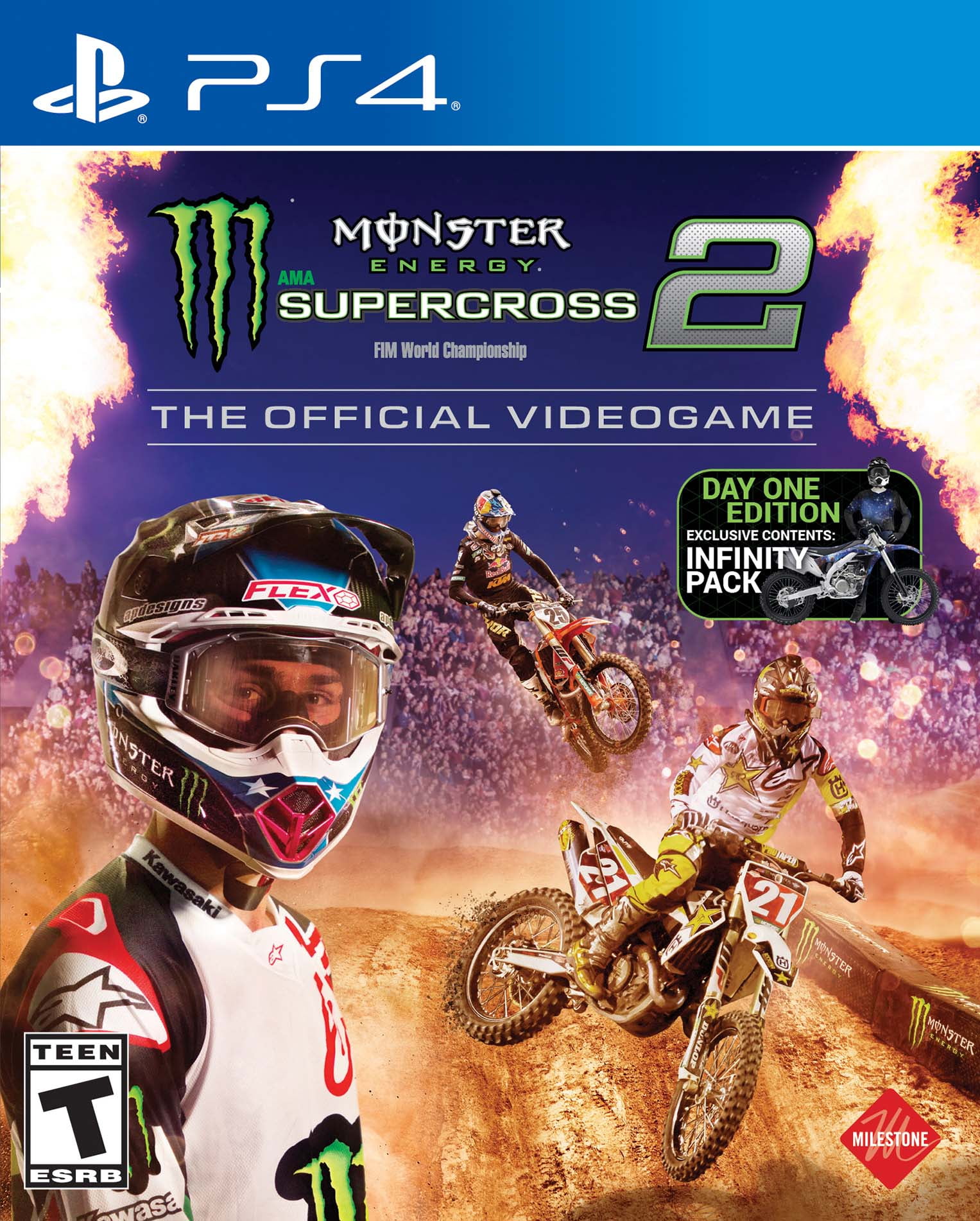 Jogo Monster Energy Supercross PS4 Motocross PS4 - Milestone - Jogos de  Corrida e Voo - Magazine Luiza