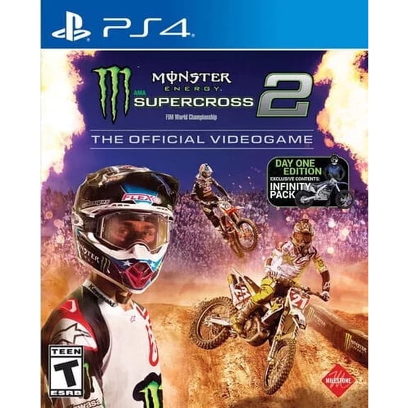 Monster Energy Supercross 2 for PlayStation 4 [New Video Game] PS 4