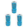 thumbnail image 1 of Monster Energy Ultra Blue 473ml Cans Pack of 3 Energy Drink 960404, 1 of 1