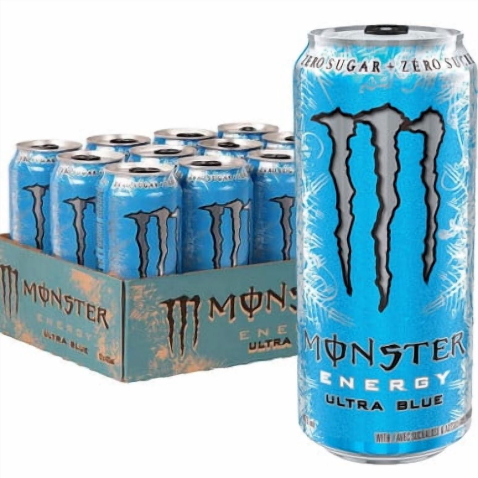 Monster Energy Ultra Blue Energy Drink- 12 x 473 ml